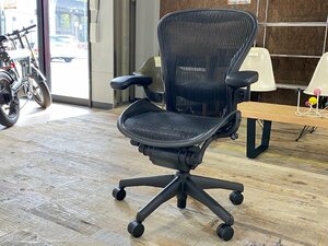 D-03029HY3018X24R HermanMiller ハーマンミラー アーロンチェア フル装備 AE123AWB Bサイズ ランバーサポート ワークチェア