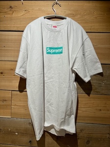 (XL)Supreme Tiffany Box Logo Tee　シュプリームティファニーボックスロゴTシャツ