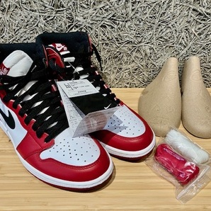 【26.5cm】NIKE AIR JORDAN 1 RETRO HIGH OG CHICAGO 2015年製 555088-101 ナイキ エアジョーダン1 レトロ ハイ シカゴの画像1