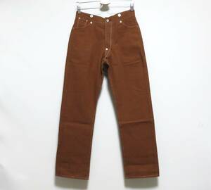 定価4.8万 新品 LEVI'S VINTAGE CLOTHING 1870'S DUCK パンツ 28 ブラウン リーバイス LVC ダック ウエストオーバーオール A44030000