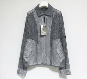 送料無料 定価6.9万 新品 TOGA VIRILIS Mesh blouson 46 ホワイト トーガ ビリリース メッシュ ブルゾン ジャケット ARCHIVES 23SS