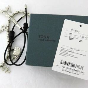 送料無料 定価2.7万 新品 TOGA Motif necklace シルバー ユニセックス トーガ モチーフ ネックレスの画像9