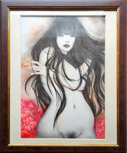  Narita .. nude watercolor painting 