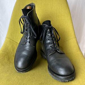 THE REAL McCOY'S The Real McCoy's field shoes Horse Hyde race up boots 9.5D 27.5 28.0 corresponding leather shoes 