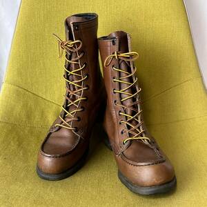 REDWING Red Wing 60s com-pac'sta Grace up boots 6.0A USA made 23.0 corresponding leather shoes lady's Junk display 