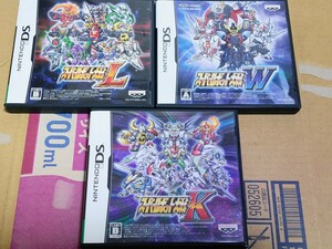 DS Soft Super Robot Wars K Super Robot Wars L Super Robot Wars W Set Set