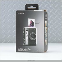 1円～ FUJIFILM instax mini Evo 未使用品 ブラック チェキ インスタントカメラ_画像1