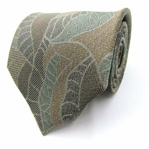 Renoma brand necktie silk total pattern men's gray renoma