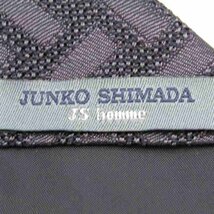 ジュンコシマダ ブランド ネクタイ シルク 小紋柄 ドット柄 メンズ グレー JUNKO SHIMADA_画像4