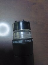 SHURE SM58（純正グリルボール交換品）（美品）_画像3