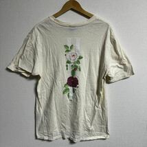 【人気】HUF 半袖　Tシャツ バックプリントあり　クリーム色　XL スケーター　ハフ_画像1