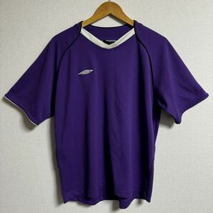 【人気】UMBLO 半袖　Tシャツ サッカー　パープル　フリーサイズ　サッカー