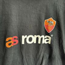 【古着】roma totti 10 トッティ　半袖Tシャツ　ブラック　セリエA レア　サッカー_画像4