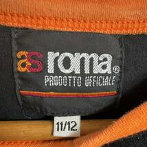 【古着】roma totti 10 トッティ　半袖Tシャツ　ブラック　セリエA レア　サッカー_画像6