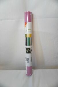 新品　VINYL FROG 熱転写ラバーシート アイロンプリントシート ピンク(桃色) 155cm×30.5cm