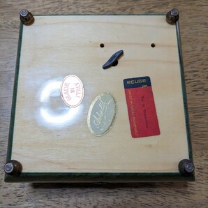 REUGE リュージュ オルゴール付 ジュエリーボックス 宝石箱 イタリア製 アンティークの画像4