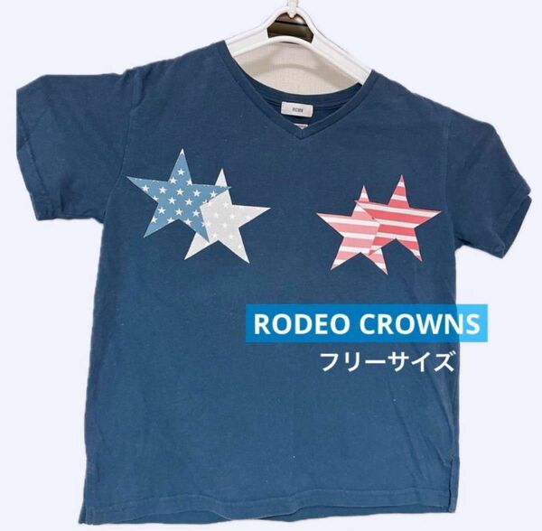 RODEO CROWNS ロデオクラウンズ Tシャツ フリーサイズ