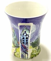 美品 英国製 イギリス製 DUNOON ダヌーン マグカップ コーヒーカップ 11cm Impressionists The Church 希少 レア 絵画_画像4