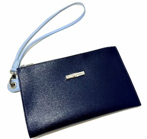  новый товар не использовался LONG CHAMP Long Champ ручная сумочка клатч аксессуары сумка темно-синий темно-синий moroko производства 