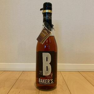 同梱可能 ベイカーズ 7年 107プルーフ 旧ボトル 750ml 53.5% ケンタッキー ストレート バーボン BAKER'S 古酒 1円スタート