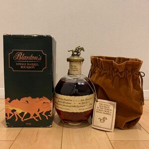 同梱可能 ブラントン 1991 シングルバレル 750ml 46.5% Blanton 箱付 ケンタッキー ストレート バーボン ウイスキー 古酒 