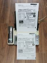 Panasonic パナソニック おたっくす FAX電話機 KX-PD552DW-H 親機も含めて全部コードレス 説明書 元箱付き レアなダークメタリック_画像7