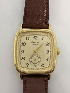 SEIKO Avenue 2G-38-5070 セイコー アヴニュー 腕時計 クオーツ 革ベルトやや使用感 電池交換済 中古動作品