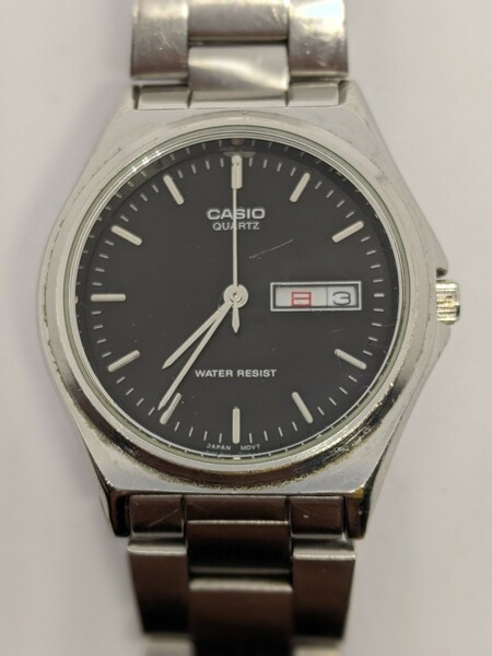 CASIO MTP-1240DJ カシオ 腕時計 クオーツ 3針 カレンダー 電池交換済 中古動作品