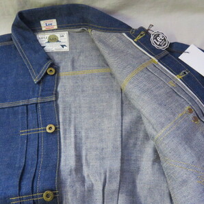 ☆未使用 タグ付き リジッド Lee ARCHIVES 101J 1st COWBOY シンチバック JACKET 1015 カウボーイジャケット デニムジャケット 白タグ 38☆の画像4