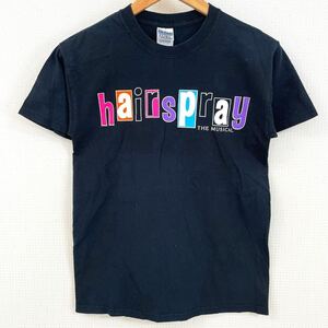 人気アイテム◎★GILDAN ギルダン★Tシャツ 半袖 hairspray THE MUSICAL トップス 上着 プリント ULTRA COTTON ブラック メンズ S /TT7721