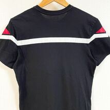 デザイン性◎★A/X ARMANI EXCHANGE アルマーニ エクスチェンジ★Tシャツ 半袖 トップス 上着 プリント コットン ブラック サイズS /TT7725_画像4