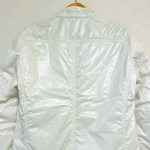 デザイン性◎★United Arrows ユナイテッド アローズ★White Label ジャケット ブルゾン アウター ナイロン 白 レディース サイズ3/DD7894_画像5