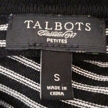 定番品◎★TALBOTS タルボット★トップス ポロシャツ 半袖 Tシャツ 襟付き ストレッチ カットソー ボーダー レディース サイズ S /ZZ7780_画像5