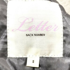 新品タグ付き★Letter BACK NUMBER レター バック ナンバー★リアル レザー real leather 本革 ジャケット ボア カラー サイズ S/ZZ7857の画像7