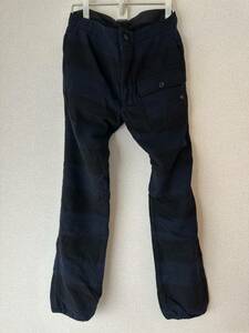 【希少】engineered garments wool pant navy/black stripe サイズM