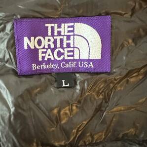 【希少】THE NORTH FACE PURPLE LABEL インナーダウンベスト グレンチェック サイズLの画像4