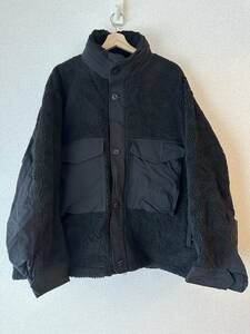 【未使用美品・希少】BEAMS M65 フリースジャケット ブラック size:XL