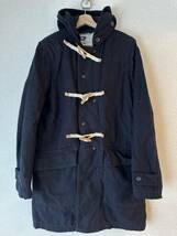 【美品・希少】engineered garments duffle coat melton navy サイズM_画像1