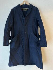 【美品・希少】Nigel Cabourn Main Line WORKER COAT MOLESKIN NAVY SIZE 48