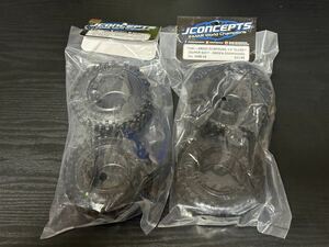 JCONCEPTS TUSK GREEN COMPOUND 1.9 CLASS1 タイヤ1台分セットSCX10 LCG ロッククローラー