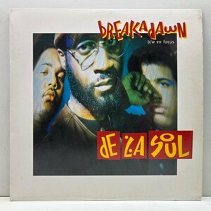 プレイ良好!! 12インチ USオリジナル DE LA SOUL Breakadawn / En Focus ('93 Tommy Boy) SMOKEY ROBINSON使いの極上メロウチューン！