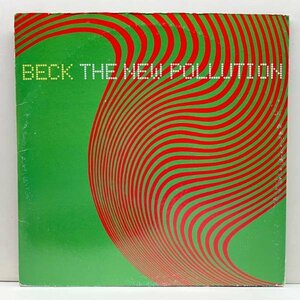 USオリジナル 12インチ BECK The New Pollution 名盤『Odelay』カットシングル ('97 DGC) JOE THOMAS サンプリング APHEX TWIN REMIX など