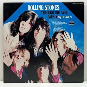 美品!! 国内【デビュー25周年記念特別企画】THE ROLLING STONES Through The Past, Darkly (Big Hits Vol. 2) ('88 London) 歌詞対訳・解説