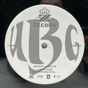 国内 12インチ ZEEBRA Jackin' 4 Beats ('09 Face The Music) JAPANESE HIP-HOP CLASSIC／黄金期をジャックした強烈チューン ジブラ