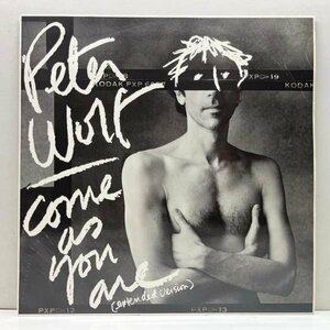 美盤!! 12インチ UKオリジナル PETER WOLF Come As You Are ('87 EMI America) J. GEILS BAND ピーター・ウルフ 45RPM.