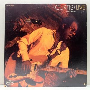 良好盤!! USオリジナル CURTIS MAYFIELD Live ('71 Curtom) カーティス・メイフィールド NY, BITTER ENDでのライヴ最高傑作 2LP 米 原盤の画像1