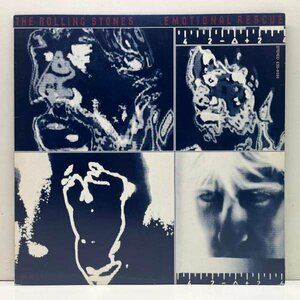 極美盤!! 国内オリジナル ROLLING STONES Emotional Rescue 大判ポスター完品 ローリング・ストーンズ／エモーショナル・レスキュー LP