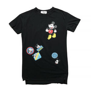 【980円スタート】 USA 古着 Y.J COLLECTION ディズニー ミッキーマウス キャラクター Tシャツ レディースS相当 古着卸 Disney 中古 BA1414