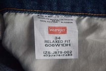 USA 古着 Wrangler ラングラー デニムパンツ ジーパン ハーフパンツ ジーンズ 半ズボン W34 CE0022_画像4