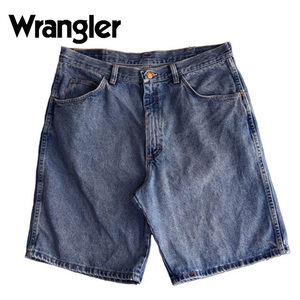 USA old clothes Wrangler Wrangler Denim pants ji- bread shorts jeans short pants W34 CE0021